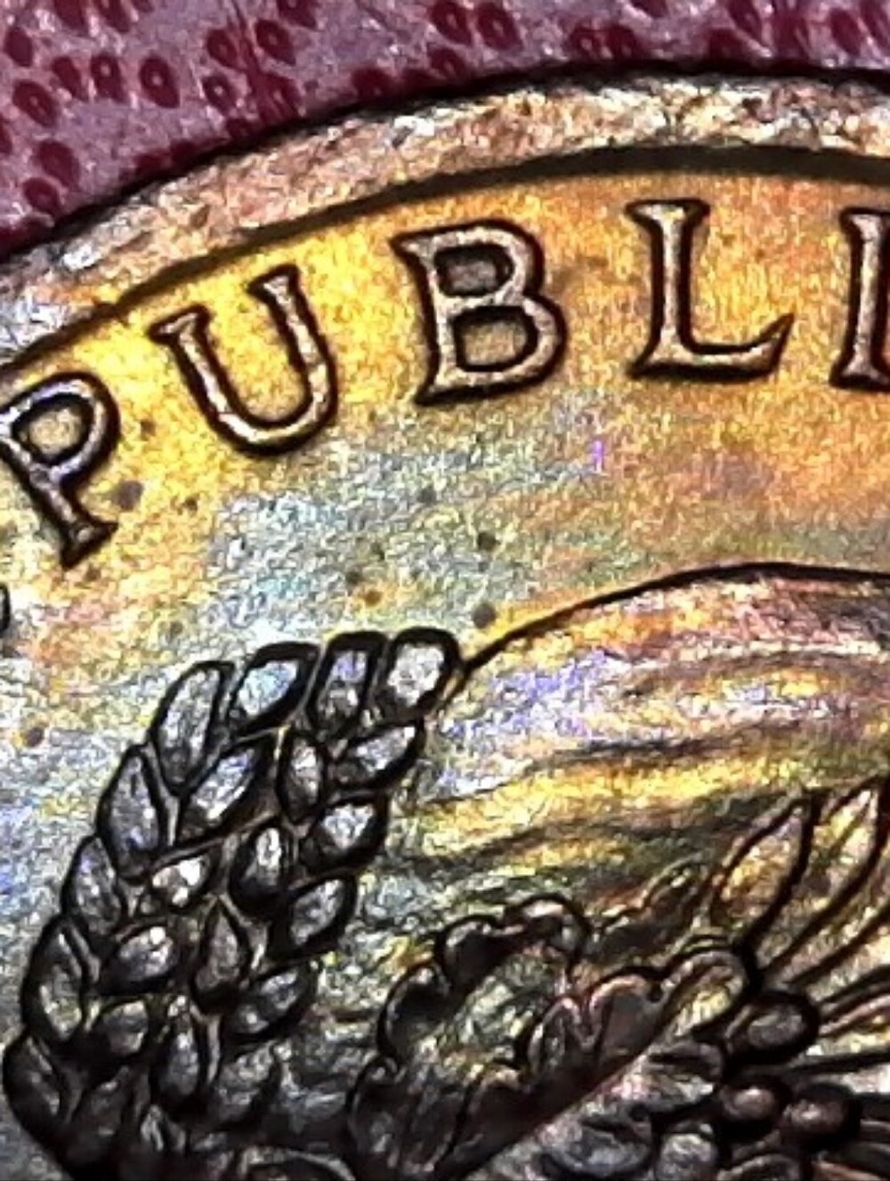 1955 Peru 20 Centavos - Stunning Natural Blue Toning - Picture 7 of 16
